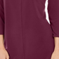Alfani Women's 3/4 Sleeve Tunic Red Size X-Large