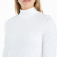 Charter Club Women's Supima Cotton Mock Neck Top White Size XX-Large