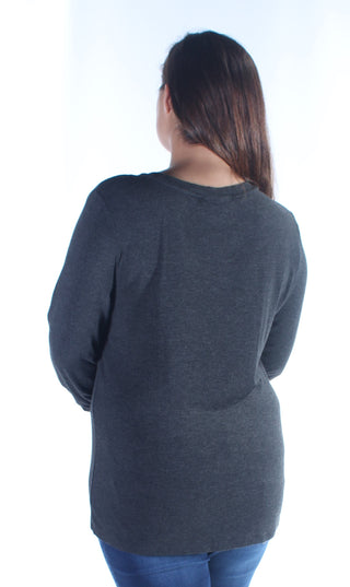 Alfani Women's Top Gray Size Small