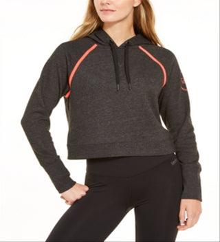 Calvin Klein Women's Performance Logo Hoodie Grey  Size Medium