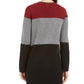 Charter Club Women's Milano Cotton Colorblocked Cardigan Black Size S