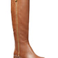Michael Kors Women's Frenchie Leather Knee High Riding Boots Brown Size 5 M