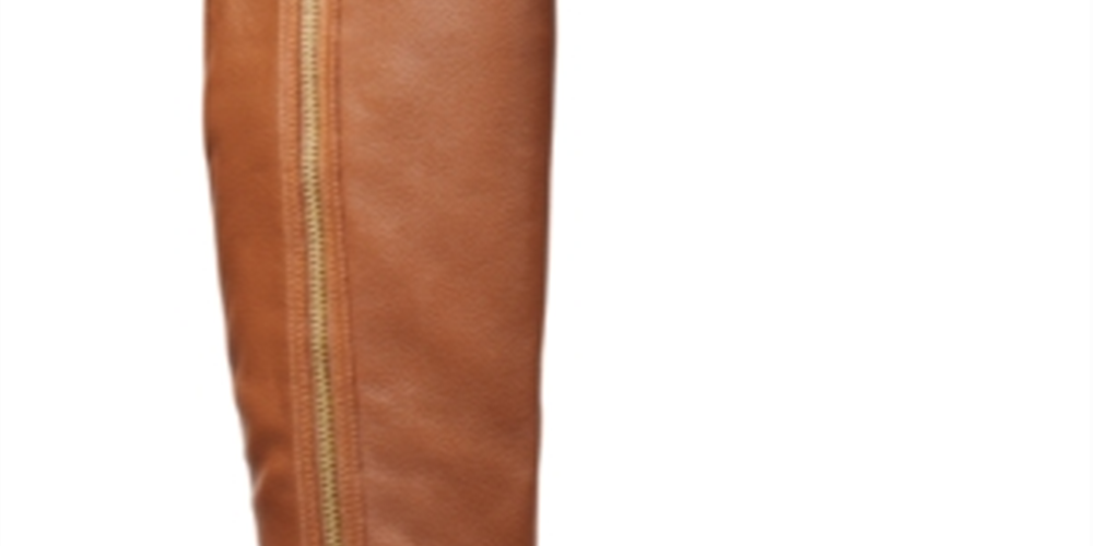 Michael Kors Women's Frenchie Leather Knee High Riding Boots Brown Size 5 M