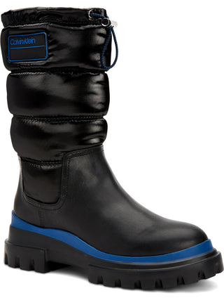 Calvin Klein Women's Water Resistant Round Toe Snow Boots Black Size 11 M