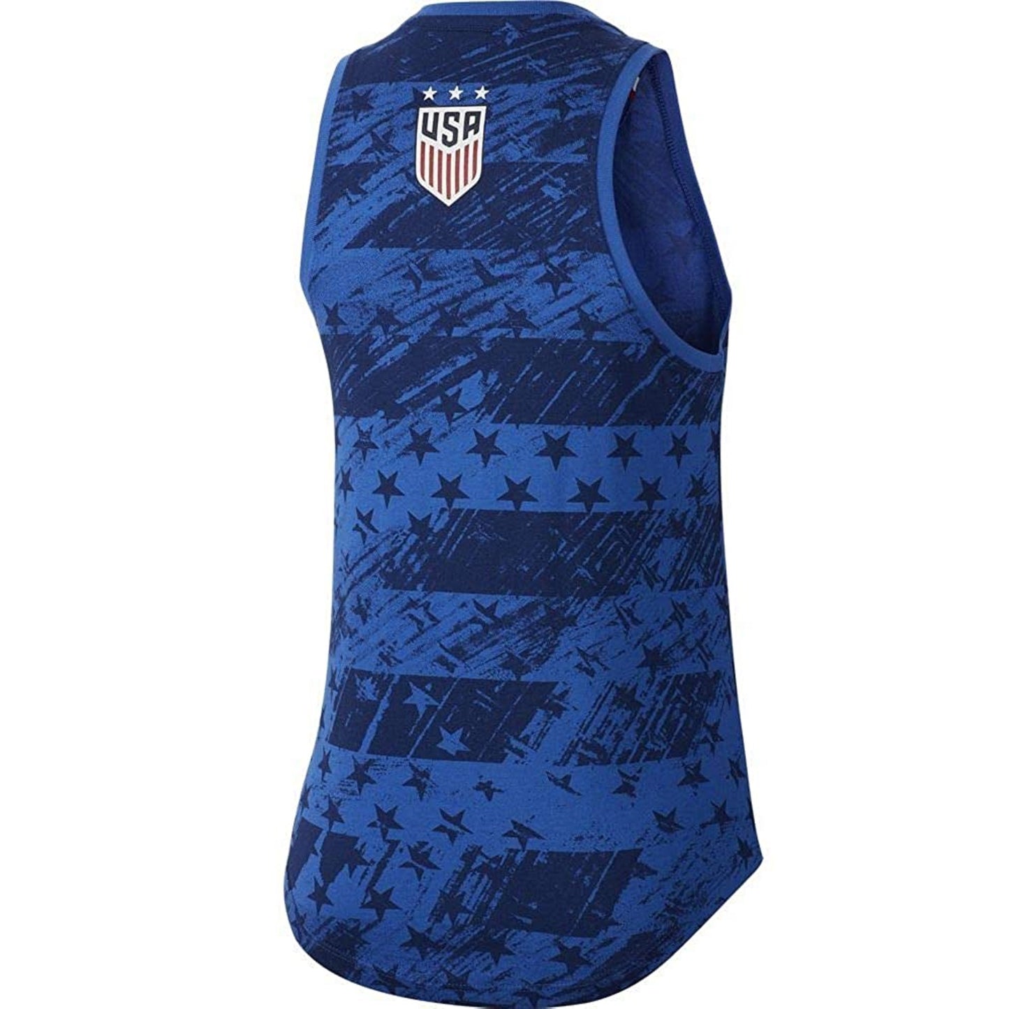 Nike Women's Printed Racerback Tank Top Blue Size Medium