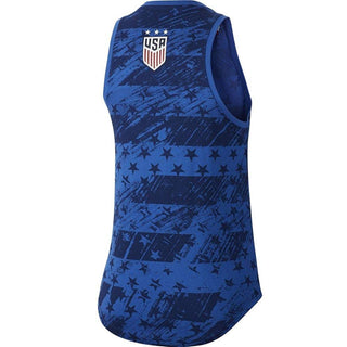 Nike Women's Printed Racerback Tank Top Blue Size Medium