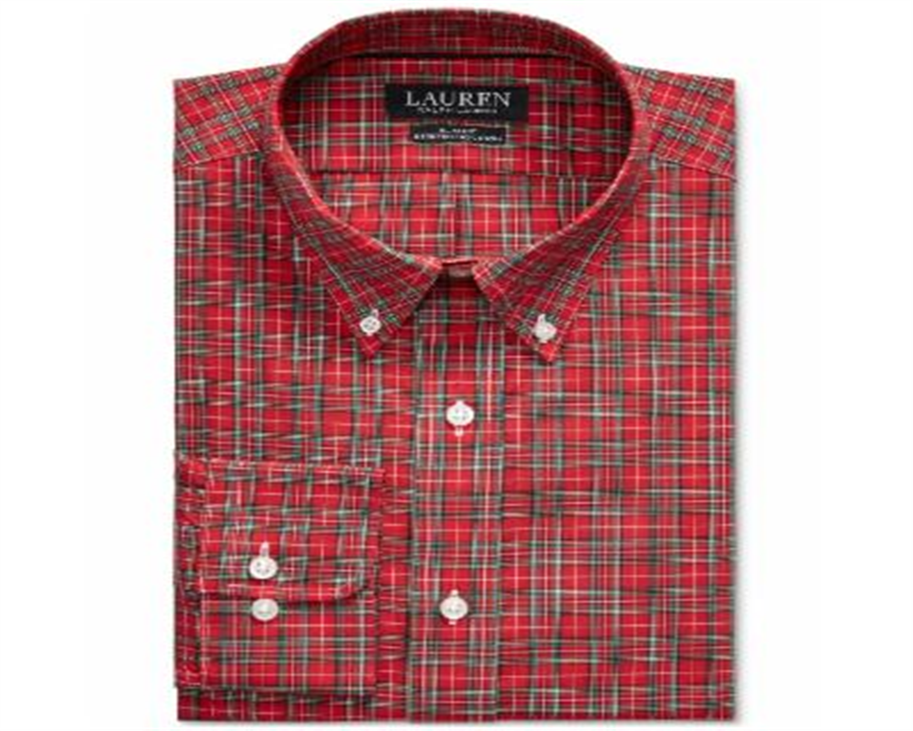 Ralph Lauren Men's Dress Shirt Red Size 14.5X32X33