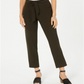Style & Co Women's s Tie Front Crop Ankle Pants Green Size 10 Petite
