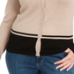 Karen Scott Women's Colorblock Cardigan Blue Size Petite X-Large