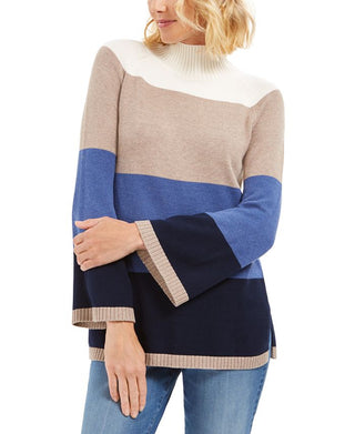 Charter Club Women's Flare Sleeve Sweater Blue Size X-Small