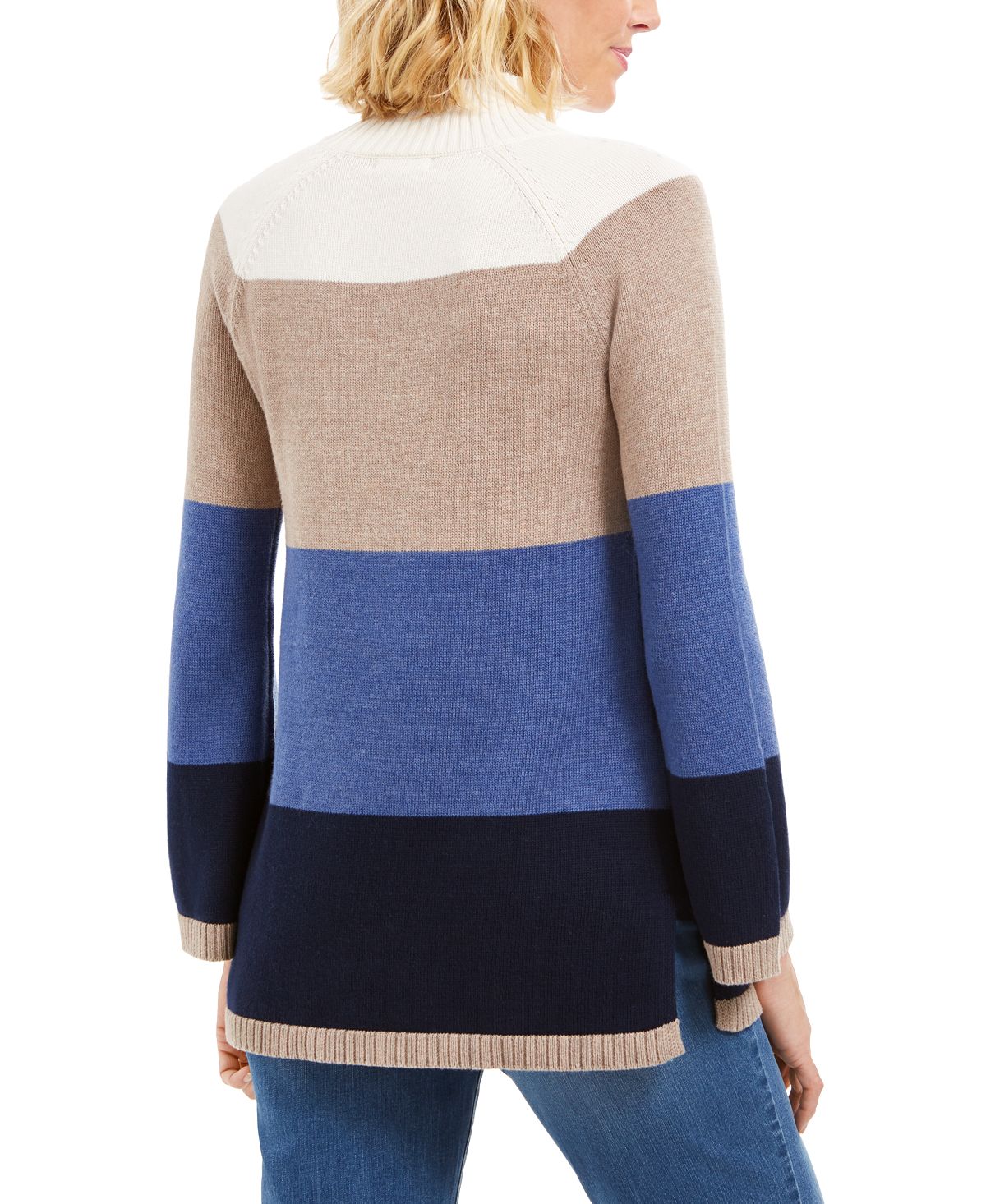 Charter Club Women's Flare Sleeve Sweater Blue Size X-Small