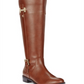 Karen Scott Women's Deliee Wide Calf Tall Boots Cognac Size 5W