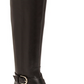 INC International Concepts Women's Fadora Leather Closed Toe Knee High Fashion Boots Brown Size 8