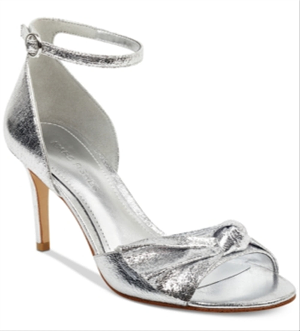 Marc Fisher Women's Brodie Sandal Silver Size 8.5 M