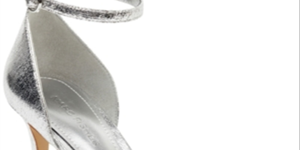 Marc Fisher Women's Brodie Sandal Silver Size 8.5 M