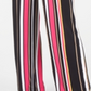 INC International Concepts Women's Striped Wide Leg Pants Black Size Petite