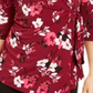 Alfani Women's Printed 3/4 Sleeve Asymmetric Top Green Size X-Large