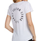 Volcom Women's Tee Shirts Logo Easy Babe Rad Tee White Size L
