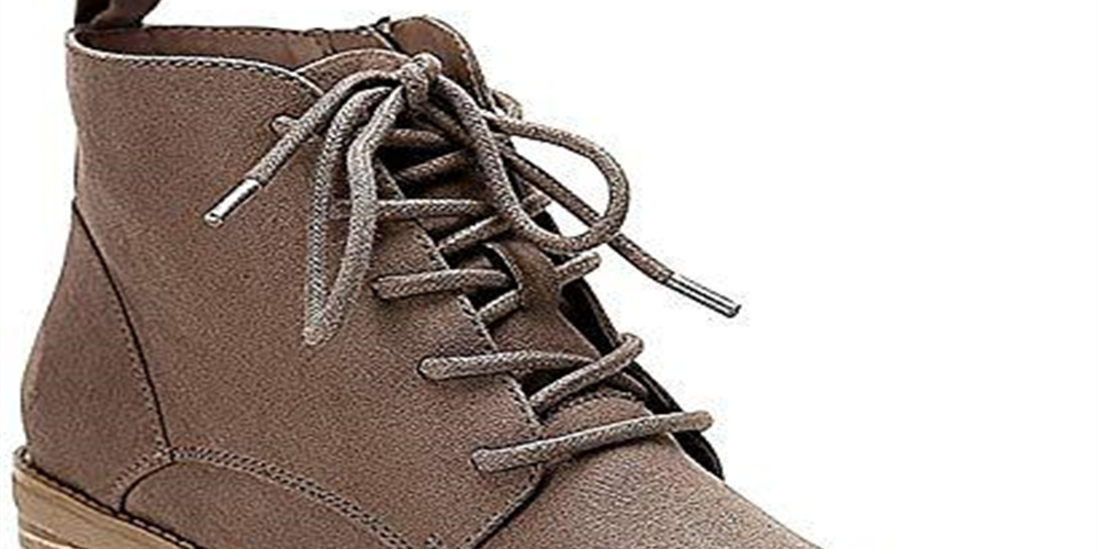 Style & Co Women's Pull Tab Lace Cushioned Rizio Round Toe Block Heel Zip up Booties Brown Size 9.5M