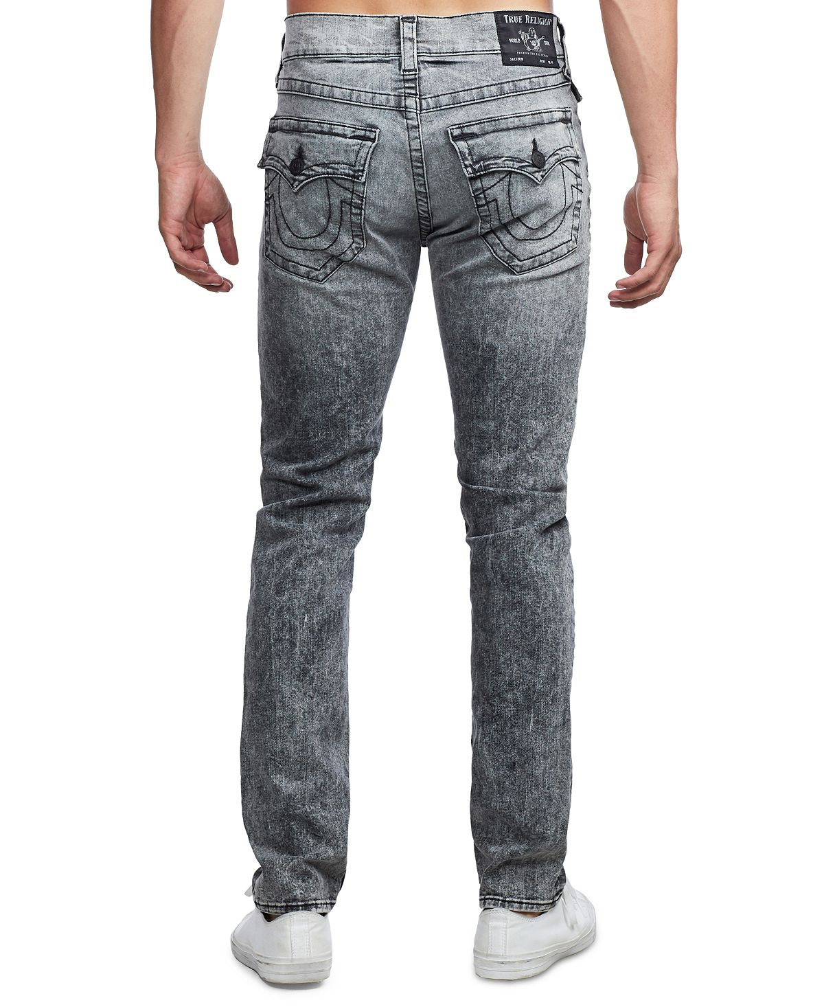 True Religion Men's Denim Wolf Five Pocket Jeans Gray Size 32