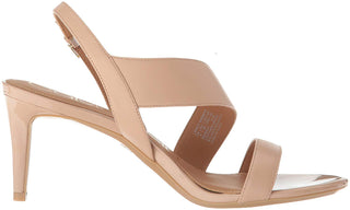 Calvin Klein Women's Lancy Nappa Open toe Ankle Strap Heel Casual Dress Shoe Brown Size 11 M