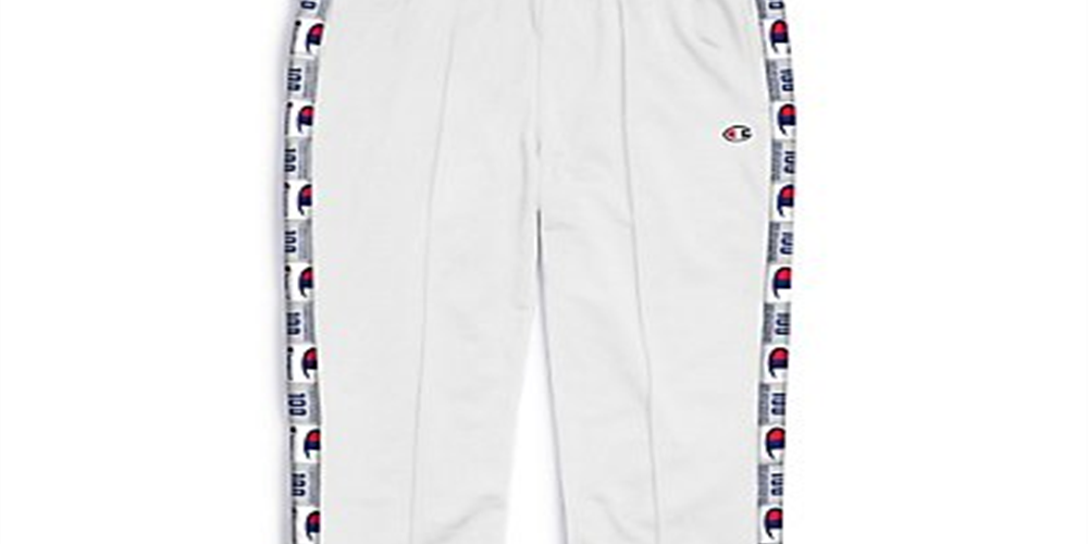 Champion Women's Tricot Track Pant White  Size -XL