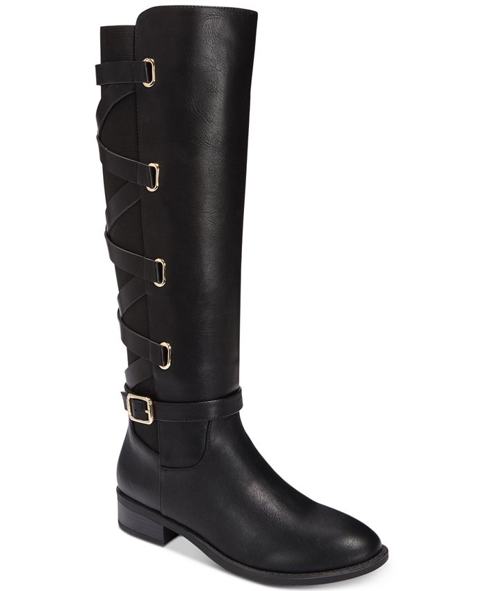 Thalia Sodi Women's Veronika Closed Toe Knee High Fashion Boots Black Size 11 M