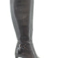 Alfani Women's Perrii Leather Closed Toe Knee High Leather Boot Black Size 5.5 M