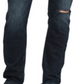 Calvin Klein Men's Slim Fit Stretch Destroyed Jeans Black Size 32x32