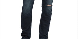 Calvin Klein Men's Slim Fit Stretch Destroyed Jeans Black Size 32x32