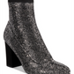 Material Girl Women's Baybe Sock Booties Black Size 5.5 M