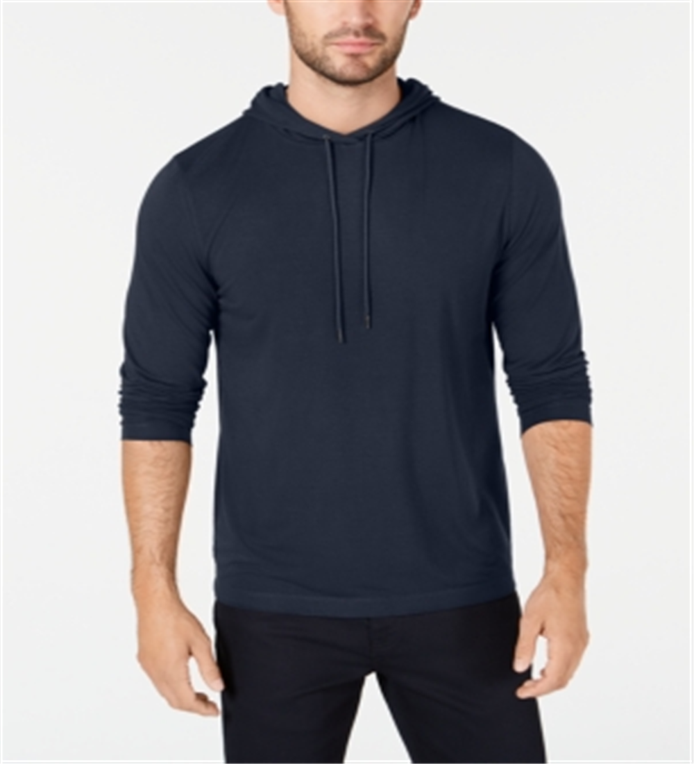 Alfani Men's Stretch Hoodie Blue Size Medium