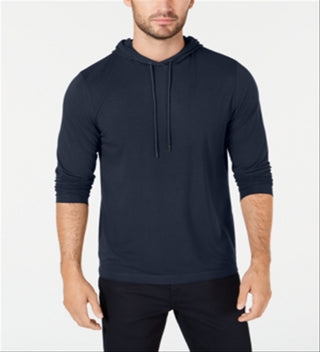 Alfani Men's Stretch Hoodie Blue Size Medium