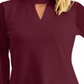 JM Collection Women's Sheer Sleeve Top Red Size Small