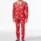 OppoSuits Men's Christmas Costume Suit Red Size 38