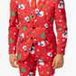 OppoSuits Men's Christmas Costume Suit Red Size 38