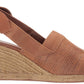 Ralph Lauren Women's Helma Espadrille Wedge Sandal Brown Size 10 B