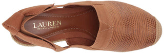 Ralph Lauren Women's Helma Espadrille Wedge Sandal Brown Size 10 B