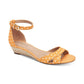 Charter Club Women's Gippi Manmade Wedge Sandals Yellow Size 10 M