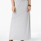 Style & Co Women's Comfort Waist Maxi Skirt Grey Size X-Small
