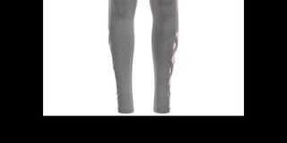 Ideology Big Girls Plus Caged-Hem Leggings  Gray Size 14W