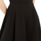 B. Darlin Junior's Scalloped Skater Dress Black Size 7-8