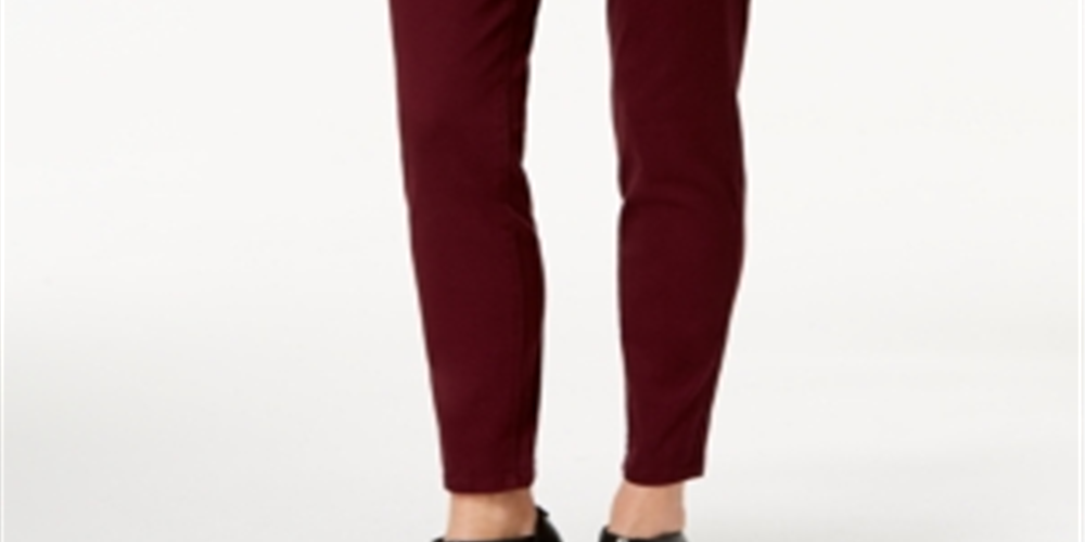 Style & Co Women's Curvy Fit Skinny Jeans Red Size 6 PetiteM