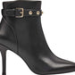 Nine West Women's Fatrina Leather Bootie Black Size 8.5 M