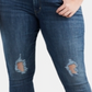 Levi's Women's Plus 711 Denim Destroyed Skinny Jeans Blue Size 18W