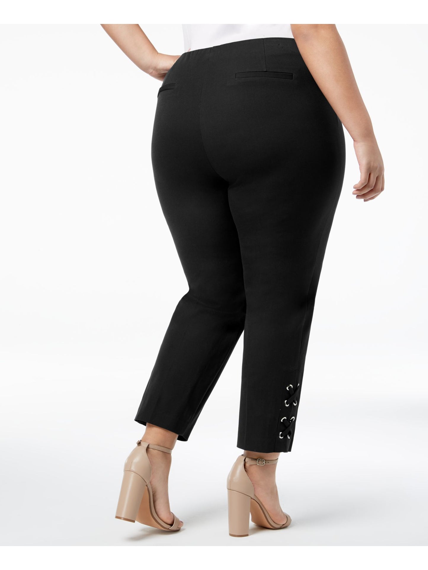 Alfani Women's Plus Hollywood Waist Pants Black - 24 W