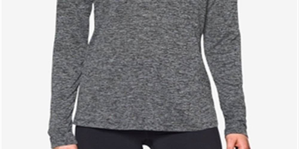 Under Armour Women's Tech Long Sleeve Tee Black Size Small