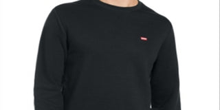 Levi's Men's Bailey Fleece Comfy Sweatshirt Black Size Small