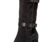 Franco Sarto Women's Knoll Suede Closed Toe Knee High Fashion Boots Black Size 5.5 M