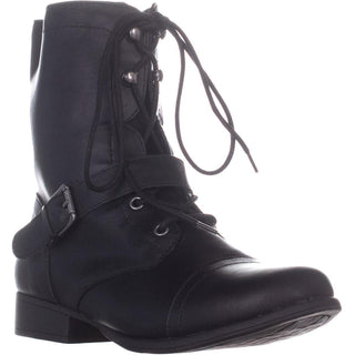 American Rag Women's Farrahh Combat Boots Black Size 7.5 M